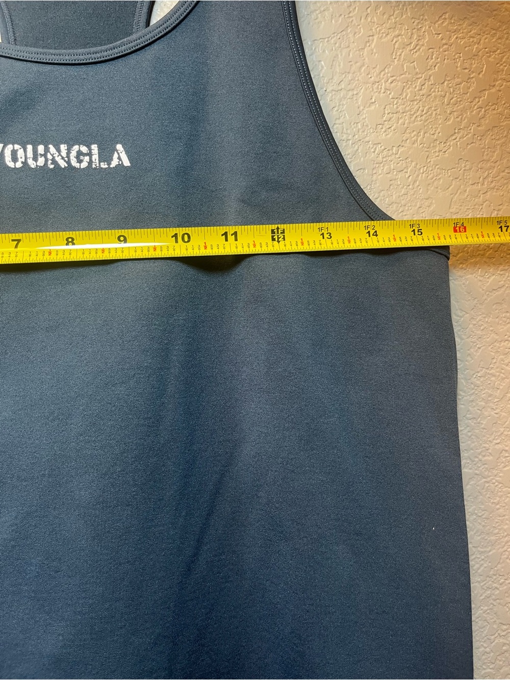 YoungLA Navy Blue Racerback Tank - Picture 8 of 8